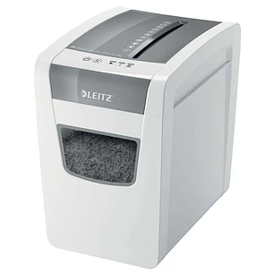 Leitz IQ Slim Home Office P4 Destructora de Papel Corte Confeti P-4 - Destruye hasta 10 Hojas a la Vez - Capacidad de la Papelera 23L - Silenciosa y E