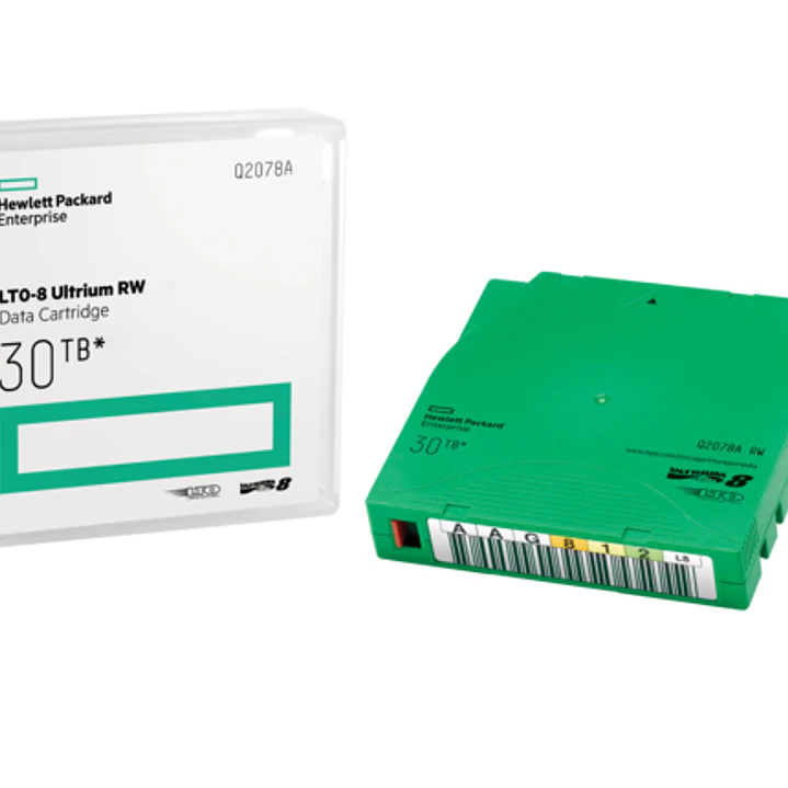 HP LTO-8 Ultrium RW 12TB/30TB Cinta de Datos (BaFe) 1
