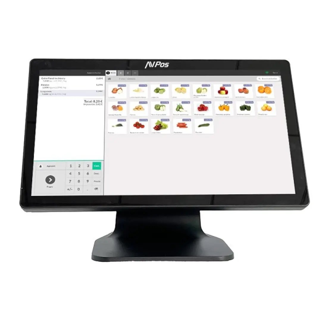 AVPos TPV K4000 MAX 18.5 Tactil - I5 - 8gb Memoria - SSD 128gb - VGA, HDMI - WIFI, LAN - Altavoces - Color Negro 1