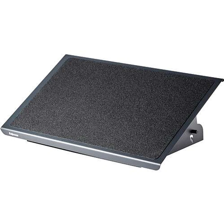 Fellowes Professional Series Reposapies Metalico - 3 Ajustes de Altura - Superficie de 560x340mm - Sistema Antideslizante 1