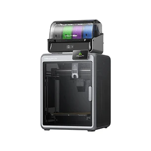 Creality K2 Combo Impresora 3D Cerrada + Unidad CFS - Volumen 26x26x26cm - Impresion de Alta Velocidad de hasta 600mm/s - Doble Camara IA - USB, WiFi