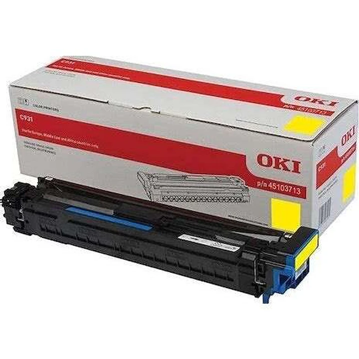 OKI C911/C931 Amarillo Tambor de Imagen Original - 45103713 1