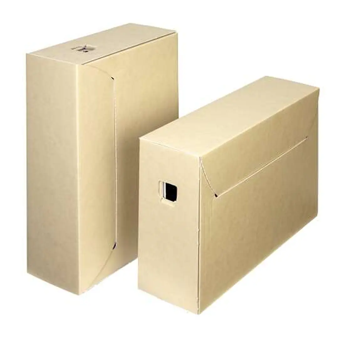 Fellowes Loeffs Pack de 50 Cajas de Archivo Definitivo - Libre de Acido 30 Años - Color Marron 1