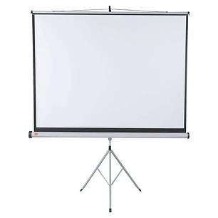 Nobo Pantalla Proyeccion Tripode 1750x1325mm - Flexible 4:3 - Superficie Blanca Mate - Portatil - Color Blanco