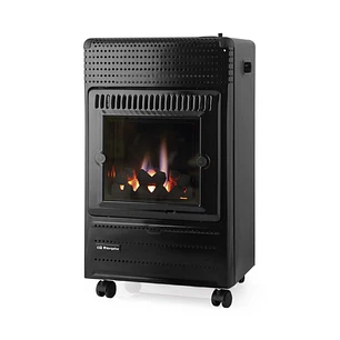 Orbegozo HBF 95 N Estufa de Llama Azul - Potencia Calorifica de 3500W - Triple Sistema de Seguridad - Clase Energetica a - Ruedas y Asas de Transporte