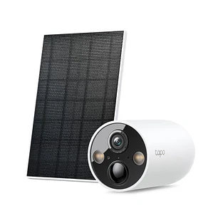 TP-Link Tapo C425 KIT Camara de Seguridad - 2K QHD - Deteccion con IA - Bateria 10Ah - Luz LED - Panel Solar - Vision Nocturna - WiFi - Audio Bidirecc