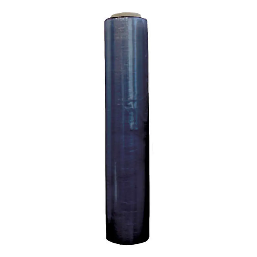 Dohe Bobina de Film Extensible de 23 Micras con Mandril - Medidas 50cmx151m - Gran Resistencia - Ideal para Embalaje - Color Negro 1
