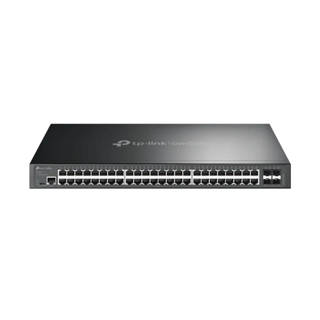 TP-Link Omada SG3452X Switch 52 Puertos - Gestionado - 48xRJ45 1Gbps - 4xSFP+ 10Gbps - Soporta QOS - Conmutacion hasta 176Gbps - Carcasa Metalica - Co 1