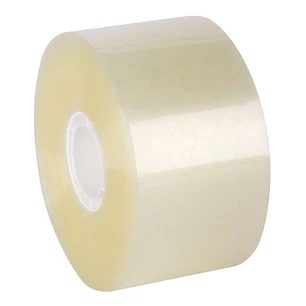 Apli Precinto Compact sin Ruido Pp Acrilico Transparente 50mm x 132m - Facil de Cortar - Adhesivo Fuerte - Resistente al Desgarro - Transparente