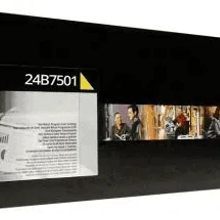 Lexmark 24B7501 Amarillo Cartucho de Toner Original - 24B7501 1