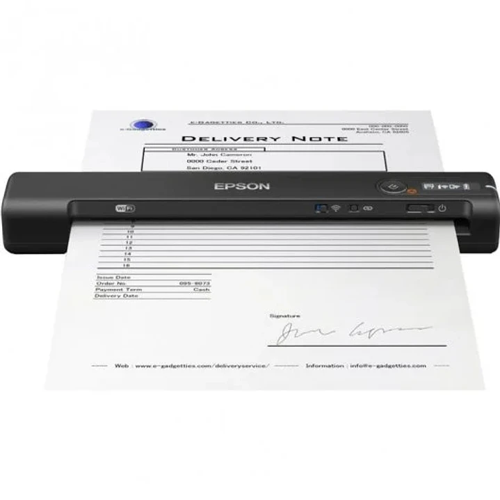 Epson Workforce ES60W Escaner Portatil Inalambrico WiFi - 600dpi - Pantalla LCD - Tecnologia ReadyScan LED 1