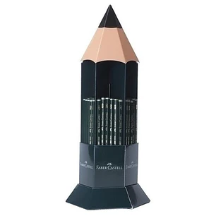 Faber-Castell Castell 9000 Expositor de 120 Lapices de Grafito - Grados de Dureza Surtidos - Mina Resistente a la Rotura - Ecologico