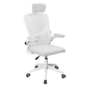 Mars Gaming MGC-ERGOPLUS Silla de Oficina Ergonomica - Reposacabezas, Soporte Lumbar y Reposabrazos Ajustable - Malla Transpirable - Asiento de Espuma