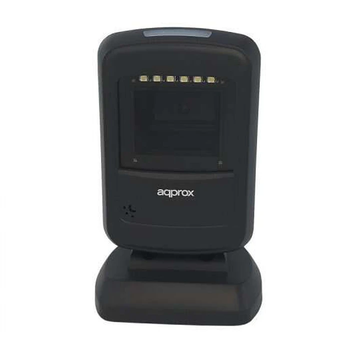 Approx Lector de Codigos de Barras Sobremesa - Indicador LED y Beeper - Disparo Manual y Automatico 1