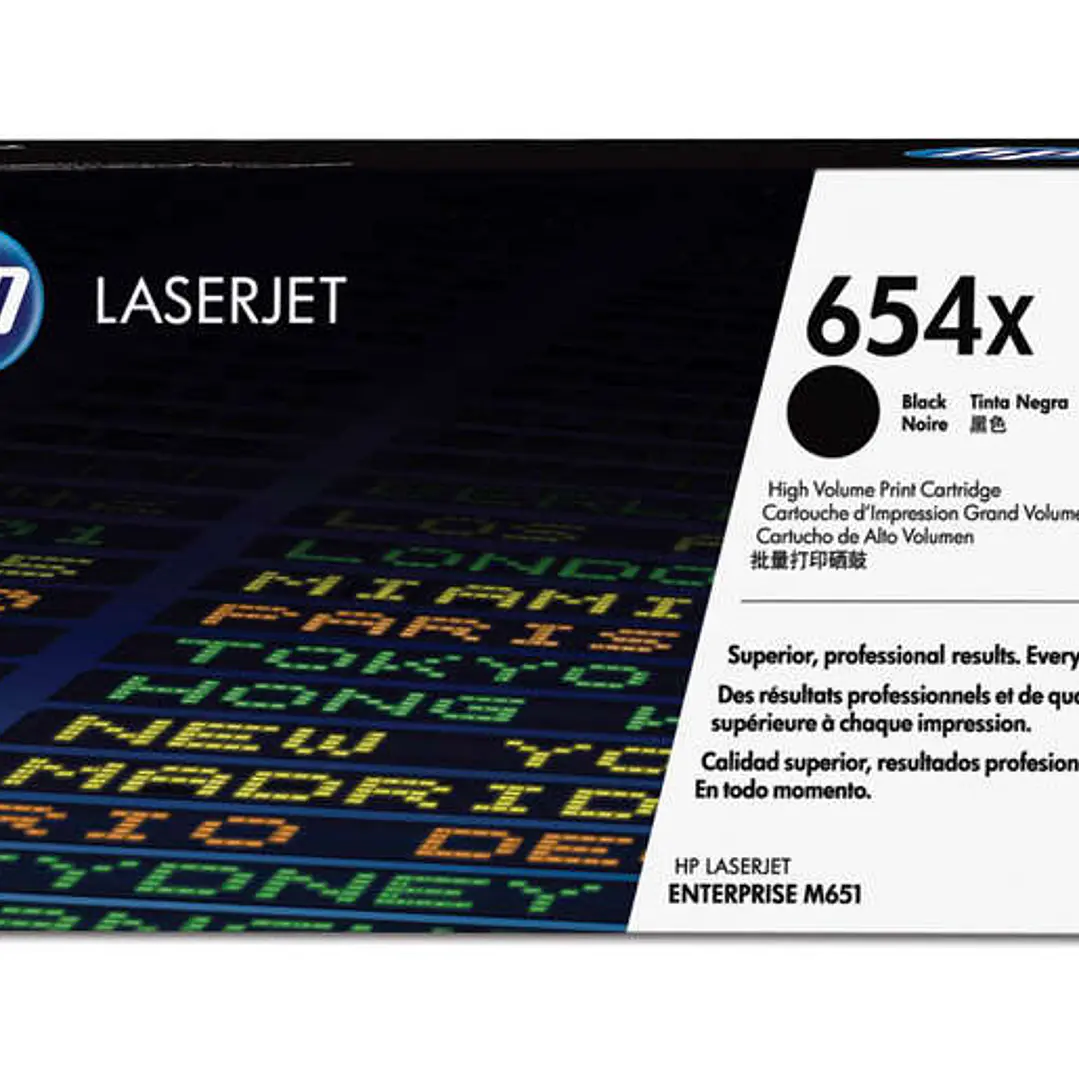 HP CF330X Negro Cartucho de Toner Original - 654X 1