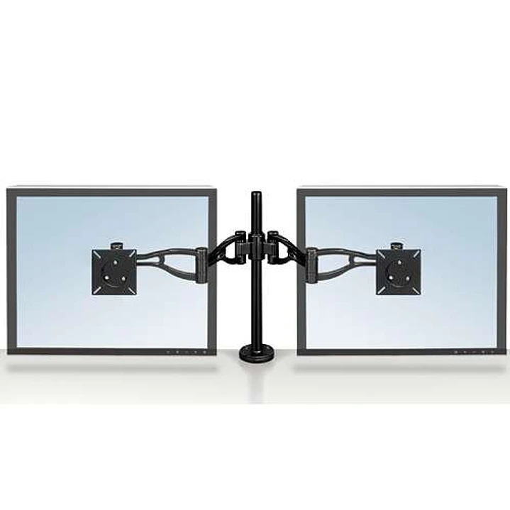Fellowes Professional Series Brazo Doble para Monitor - Ajustable en Altura - Regulable en Profundidad - Regulable en Inclinacion - Hasta 10kg - Color 1