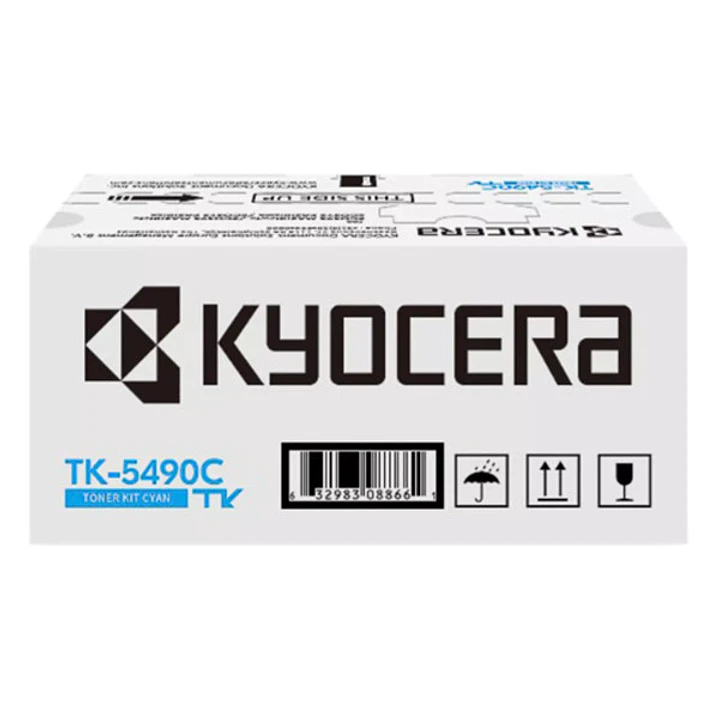 Kyocera TK5490 Cyan Cartucho de Toner Original - 1T0C22CNL1/TK5490C 1