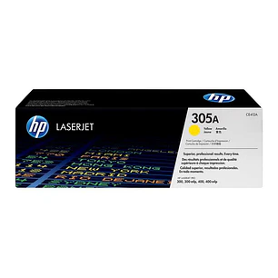 HP CE412A Amarillo Cartucho de Toner Original - 305A