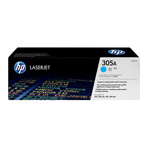 HP CE411A Cyan Cartucho de Toner Original - 305A