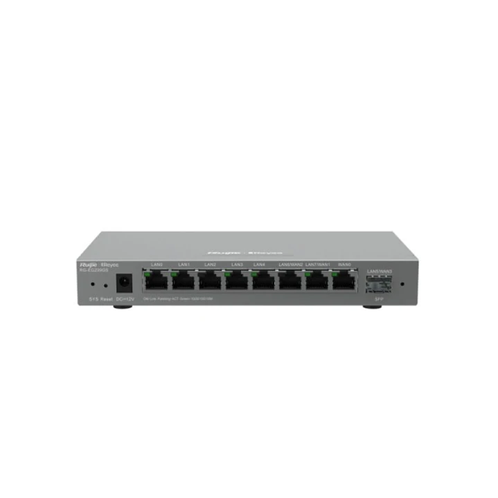 Ruijie RG-EG209GS Router de Sobremesa - 9 Puertos - Ethernet - SFP - Velocidad hasta 600Mbps - Capacidad hasta 200 Usuarios - Gestion en la Nube - Col 1