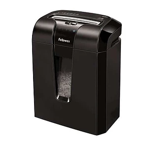 Fellowes 63Cb Destructora de Papel Manual Corte en Particulas P-3 - Destruye hasta 10 Hojas a la Vez - Capacidad de la Papelera 19L - Color Negro