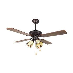 Orbegozo CT 55106 Ventilador de Techo Elegante y Eficiente - Diametro Compacto - Funcionamiento Silencioso - 3 Tulipas Estrategicas - Versatil y Decor
