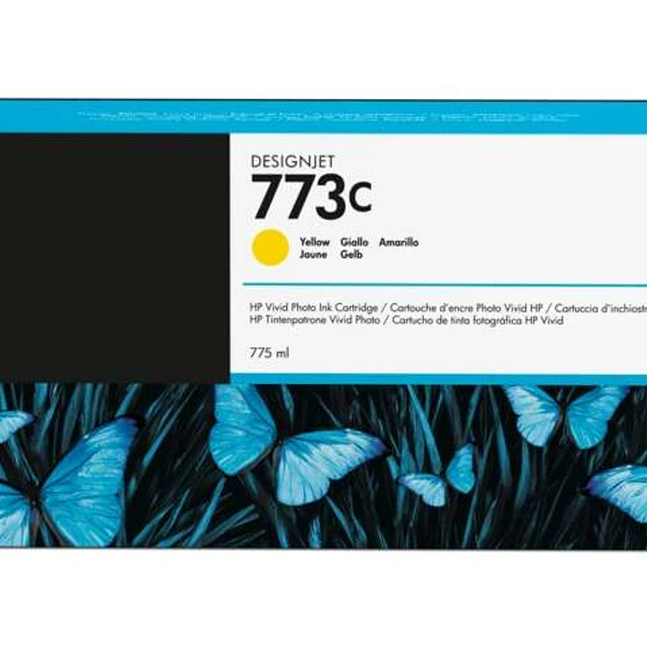 HP 773C Amarillo Cartucho de Tinta Original - C1Q40A 1