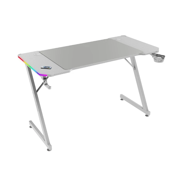 Mars Gaming MGD-X120RGB Mesa Gaming - Iluminacion ARGB con Mando - Soportes Auriculares y Bebidas - Alfombrilla XXL - Estructura Acero - 120x60x1.5cm  1