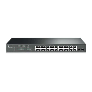 TP-Link JetStream Switch Smart PoE+ - 24 Puertos 10/100Mbps y 4 Puertos Gigabit