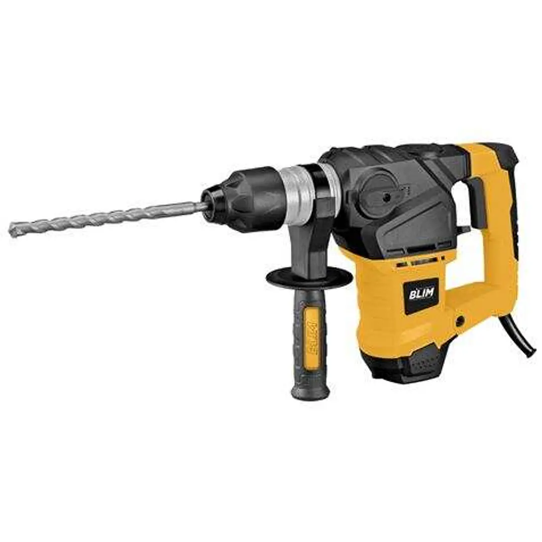 Blim Martillo SDS-Plus 1500W 820rpm - Potencia de Impacto 5.5J - 4.200 Impactos por Minuto - Incluye Brocas y Cinceles 1
