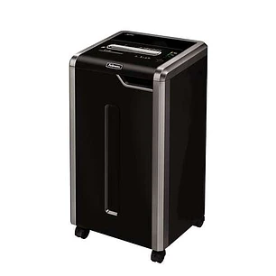 Fellowes 325i Destructora de Papel Manual Corte en Tiras P-2 - Destruye hasta 26 Hojas - Papelera de 83L - Color Negro