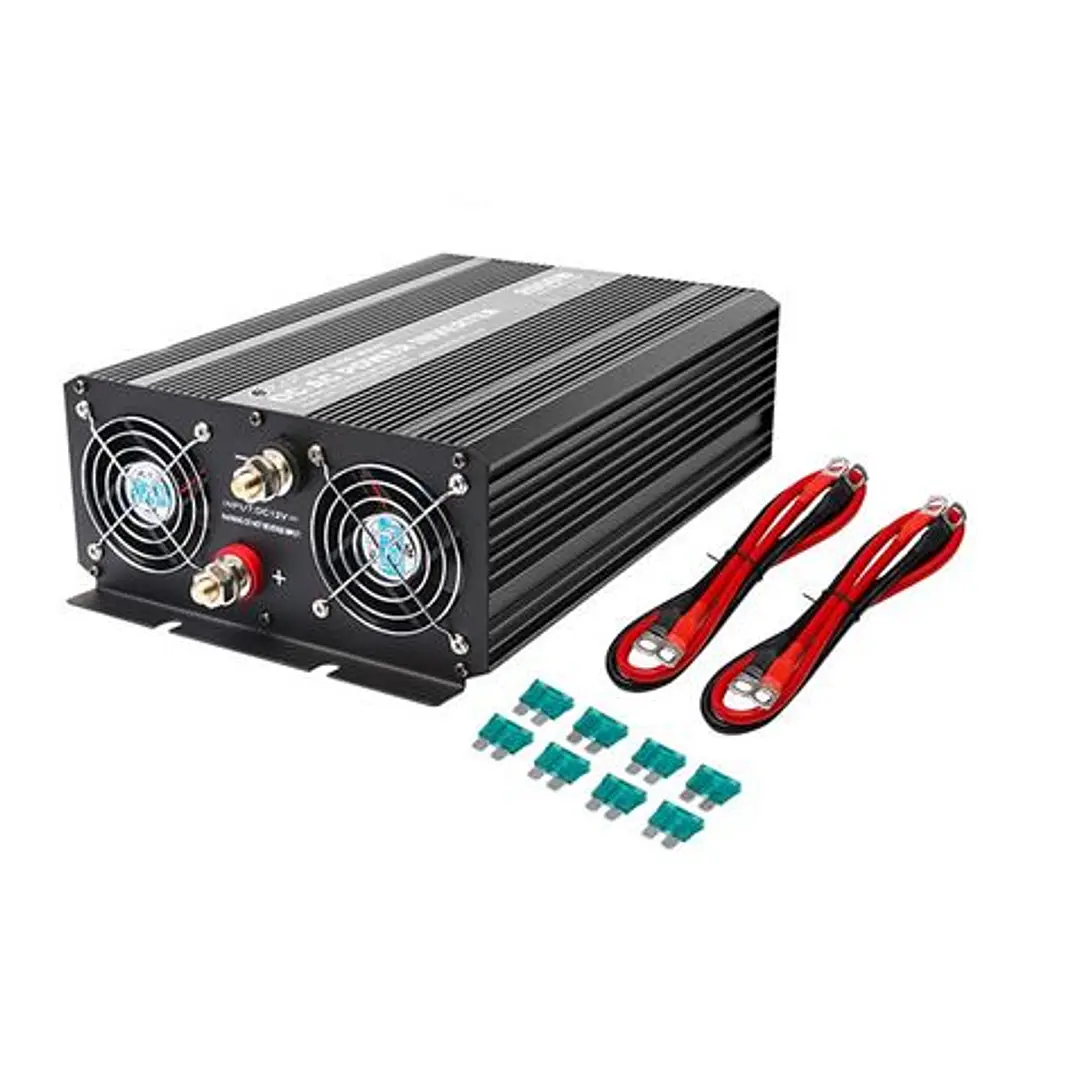 Elbat Convertidor de Corriente Onda Pura 2000W - Color Negro 1