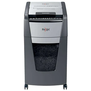 Rexel Optimum Autofeed 300M Destructora Automatica de Microcorte - Alimentacion Automatica de Hasta 300 Hojas - Micro Corte P-5 - Negro