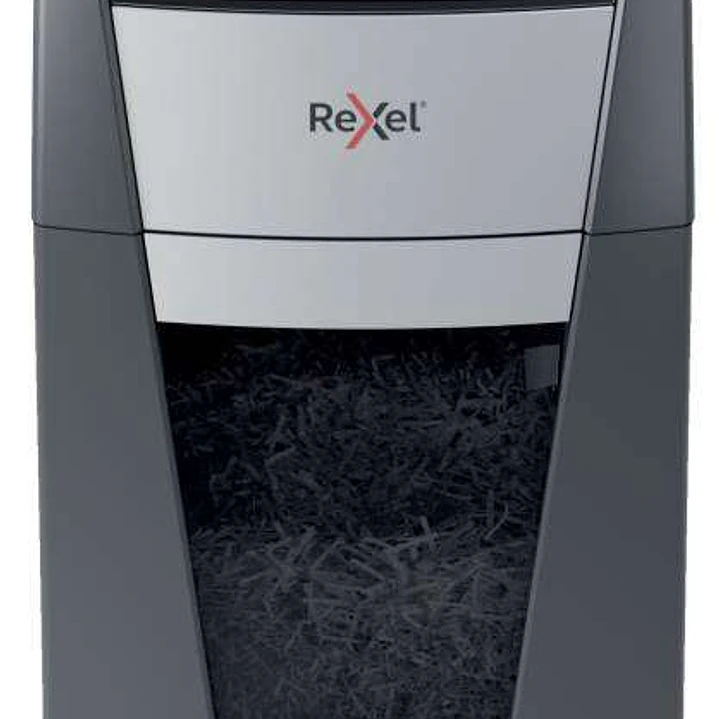 Rexel Optimum Autofeed 300M Destructora Automatica de Microcorte - Alimentacion Automatica de Hasta 300 Hojas - Micro Corte P-5 - Negro 1