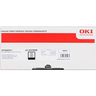 OKI C710/C711 Negro Cartucho de Toner Original - 44318608