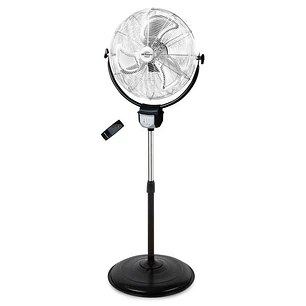 Orbegozo PWS 3050 Ventilador Industrial Oscilante 2 en 1 - Aspas de 50cm - 3 Velocidades - Mando a Distancia - Temporizador 3.5 H - Cabezal Inclinable