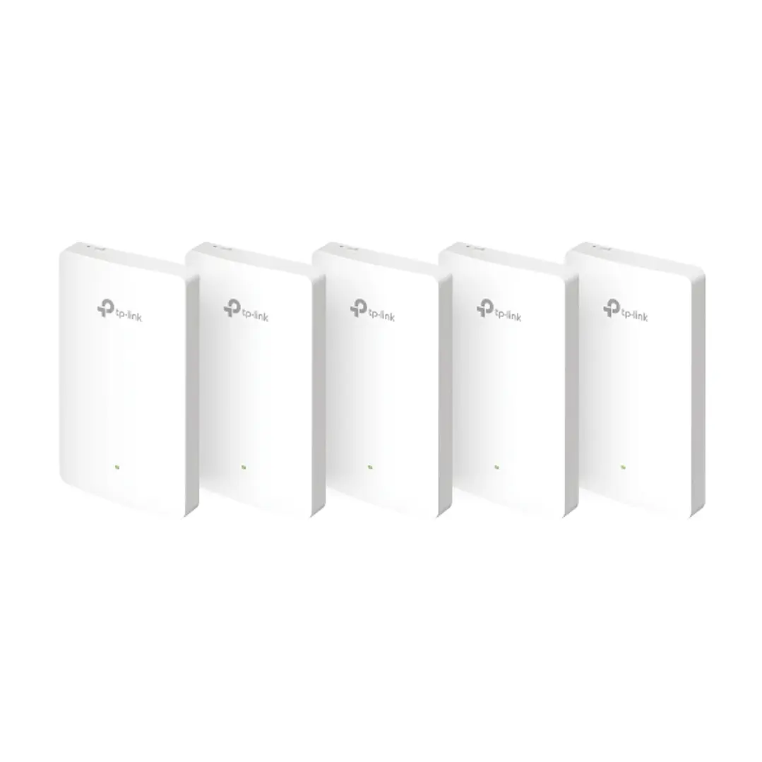 TP-Link Omada EAP615-Wall Punto de Acceso de Doble Banda - PoE - Velocidad hasta 1.8Gbps - Cobertura hasta 50m2 - Soporta hasta 120 Clientes - WiFi 6  1