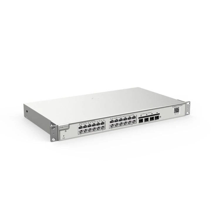Ruijie RG-NBS5200-24GT4XS Switch Gestionado en Capa 2+ - Montaje en Rack 1U - 24 Puertos Ethernet hasta 1Gbps - 4x SFP+ hasta 10Gbps - Enrutamiento Es 1