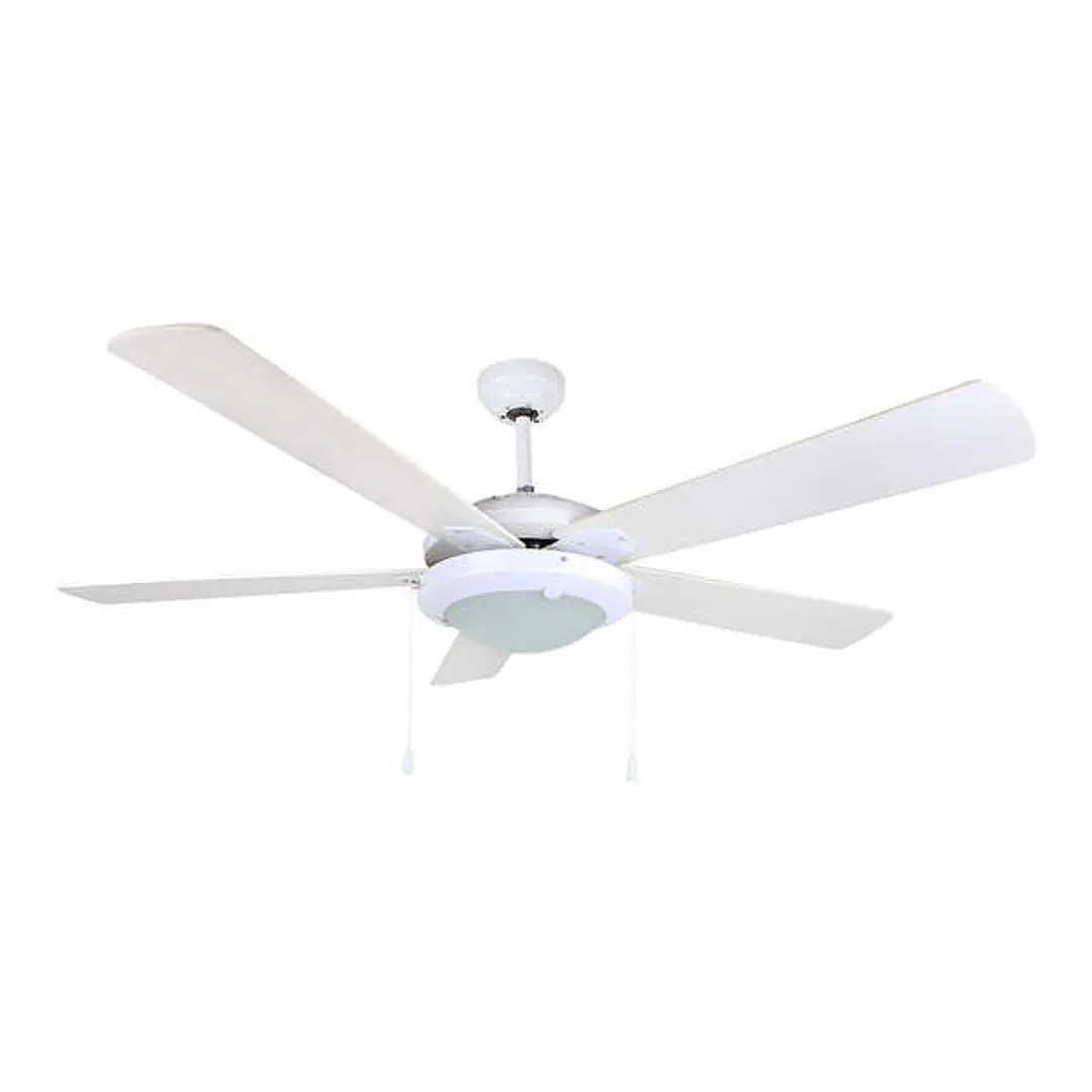Orbegozo CP 82132 Ventilador de Techo Ecologico - 5 Aspas Reversibles - Plafon con 2 Bombillas - Sistema de Ventilacion Reversible 1