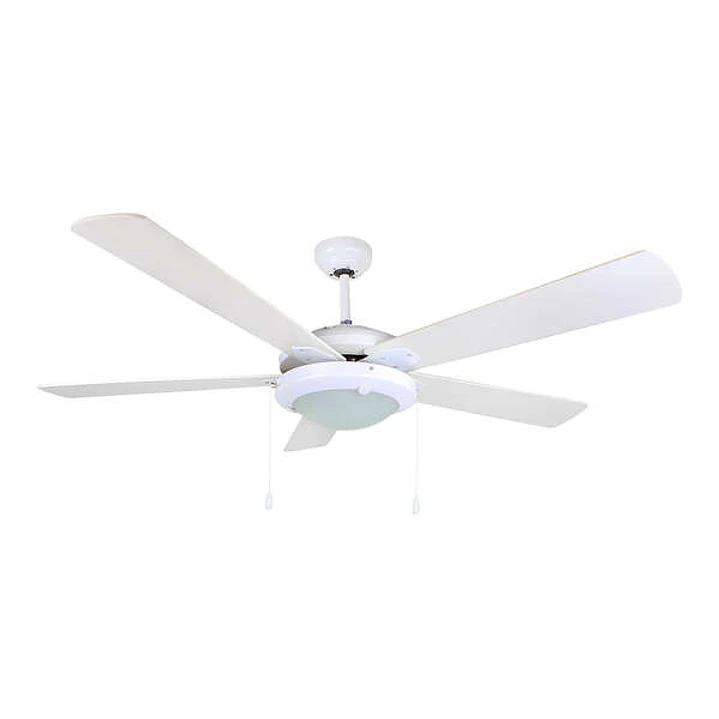 Orbegozo CP 82132 Ventilador de Techo Ecologico - 5 Aspas Reversibles - Plafon con 2 Bombillas - Sistema de Ventilacion Reversible 1
