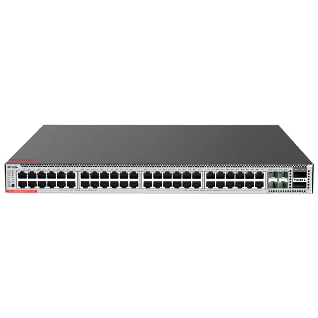 Ruijie RG-CS86-48MG4VS2QXS-UPD Switch con Auto-Negociacion Modular - 48 Puertos hasta 5Gbps - 4x SFP28 hasta 25Gbps - 2x QSFP+ hasta 40Gbps - PoE/PoE+ 1