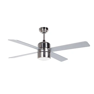 Orbegozo CP 72120 Ventilador de Techo Inoxidable - Aspas Silver - Sistema de Ventilacion Reversible - Mando a Distancia - Ideal para Cocinas y Ambient