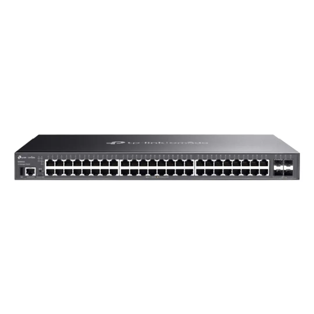 TP-Link Omada SG5452X Switch 52 Puertos - Gestionable - 48xRJ45 1Gbps - 4xSFP+ 10Gbps - Conmutacion hasta 176Gbps - Color Negro 1