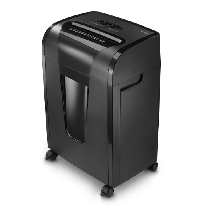Hama Prime M100 Destructora de Papel Manual - 380W - 20L - 62dB - Destruye hasta 11 Hojas - 1.8m/min - Microcorte P-5 - Apto CDs/DVD - Destruye Bandas 1