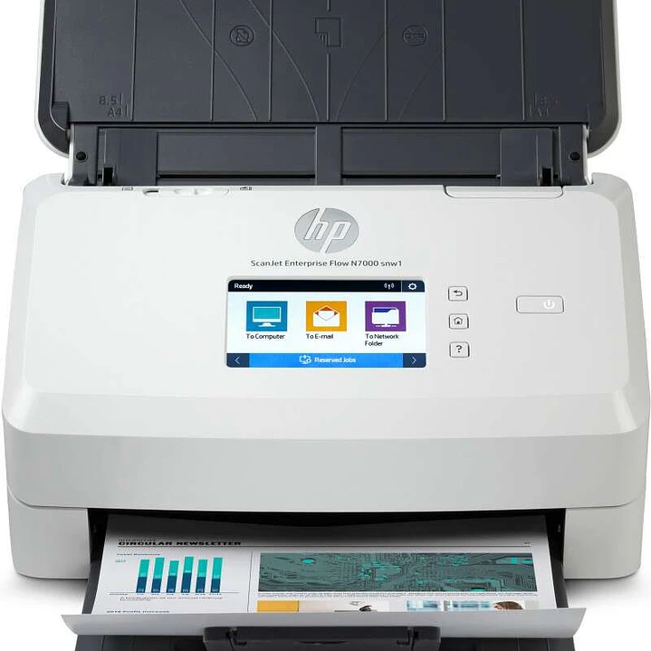 HP ScanJet Enterprise Flow 7000 snw1 Escaner Documental WiFi - Hasta 75ppm - Alimentador Automatico - Doble Cara 1