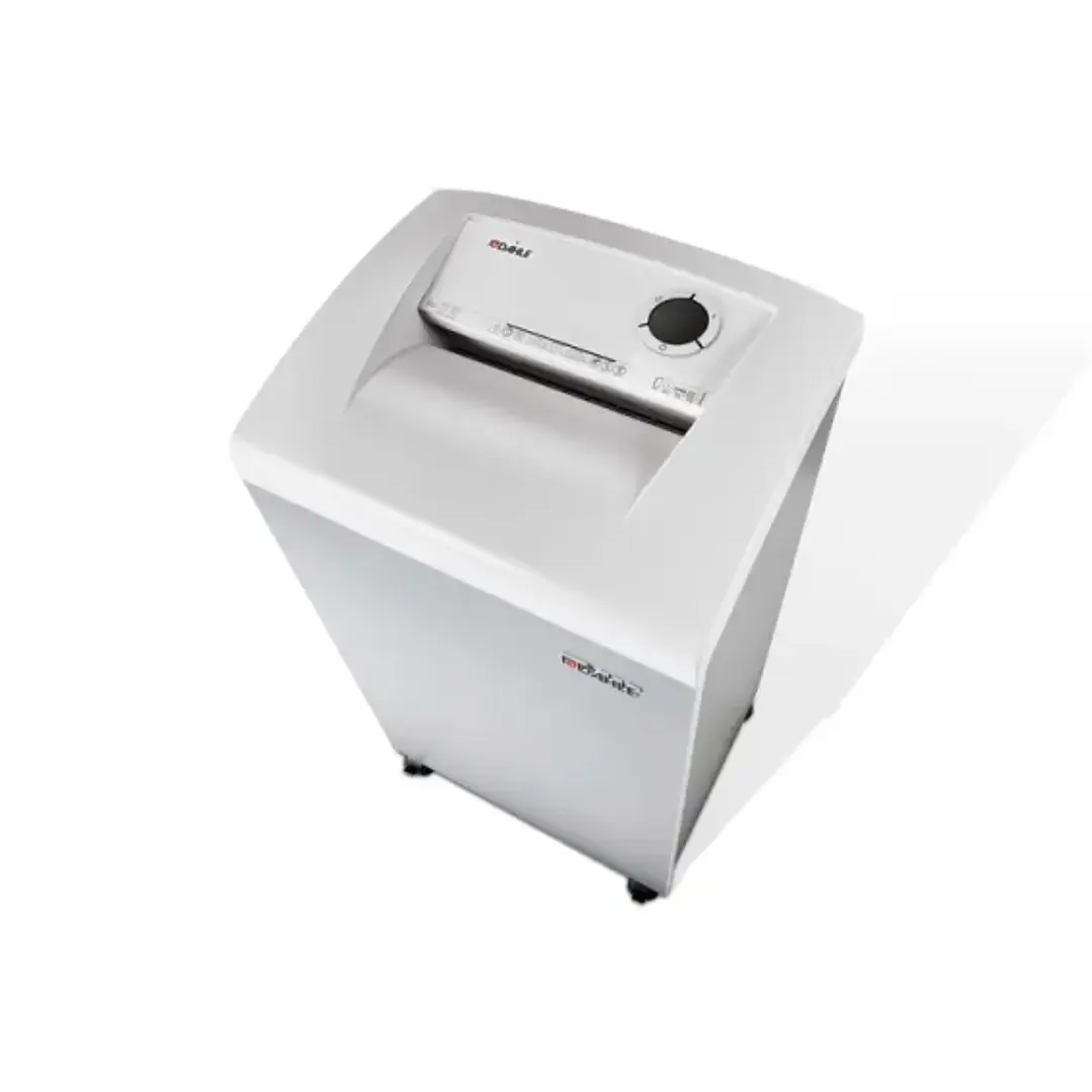 Dahle 310 Team Destructora de Papel Manual Corte en Particulas P-3 - Destruye hasta 20 Hojas - Papelera de 100L - Ruedas Giratorias con Freno - Color  1