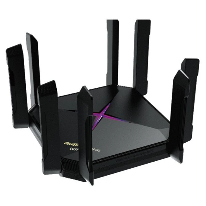 Ruijie RG-EW6000GX Router - 5 Puertos - Velocidad Inalambrica hasta 6Gbps - WiFi 6 AX6000 - Soporte Mesh - Color Negro 1