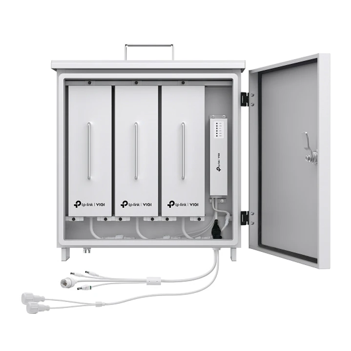 TP-Link Vigi PS90 Regulador de Carga para Panel Solar - IP66 - Voltaje 10.95V - Bateria de Litio 93.6Ah - Controlador MPPT - Calentamiento Auxiliar In 1