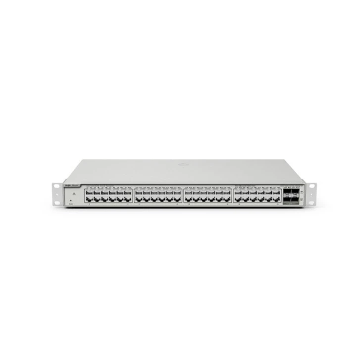 Ruijie RG-NBS3200-48GT4XS Switch Gestionado en Capa 2 - Montaje en Rack 1U - 48 Puertos Ethernet hasta 1Gbps - 4x SFP+ hasta 10Gbps - Color Acero 1