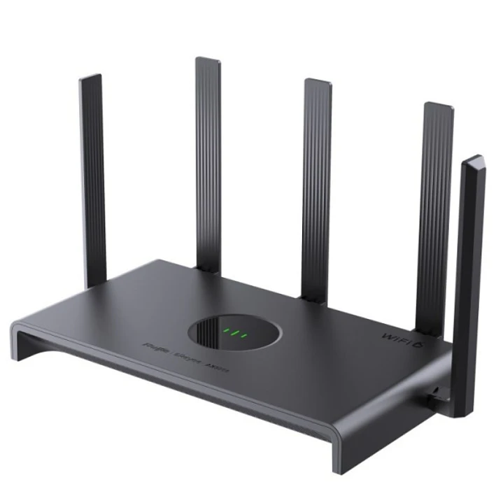Ruijie RG-EW3000GX PRO Router de Doble Banda - 5 Puertos - Velocidad Inalambrica hasta 3Gbps - WiFi 6 AX3000 - Soporte Mesh - Color Negro 1